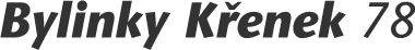 Bylinky Křenek 78